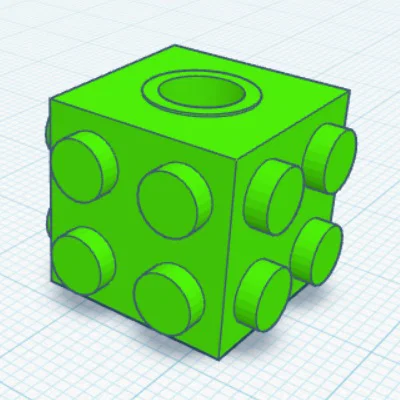 Hạt xâu vòng kiểu LEGO (LEGO beads) 3D - Phụ kiện sáng tạo độc đáo