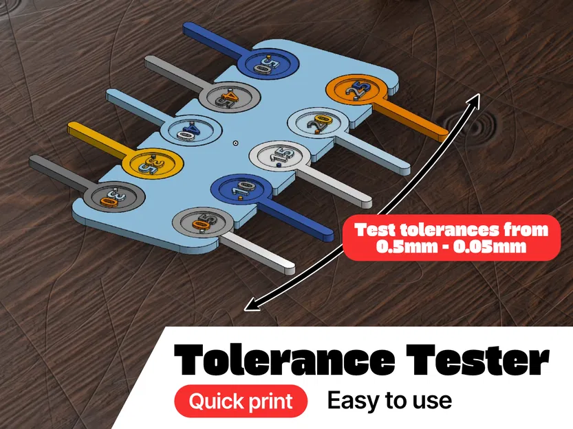 Thước đo/Kiểm tra dung sai (Tolerance Gauge) | 0.05mm - 0.50mm - Image 1