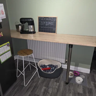 Bộ nối dài chân bàn quầy bar 60mm (Breakfast Bar Pole Extender)