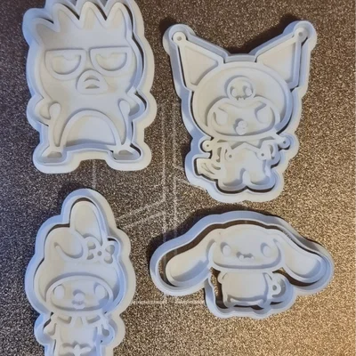 Bộ Khuôn Cắt Bánh Quy Sanrio Mẫu 3