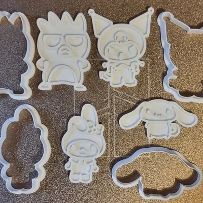 Bộ Khuôn Cắt Bánh Quy Sanrio Mẫu 3