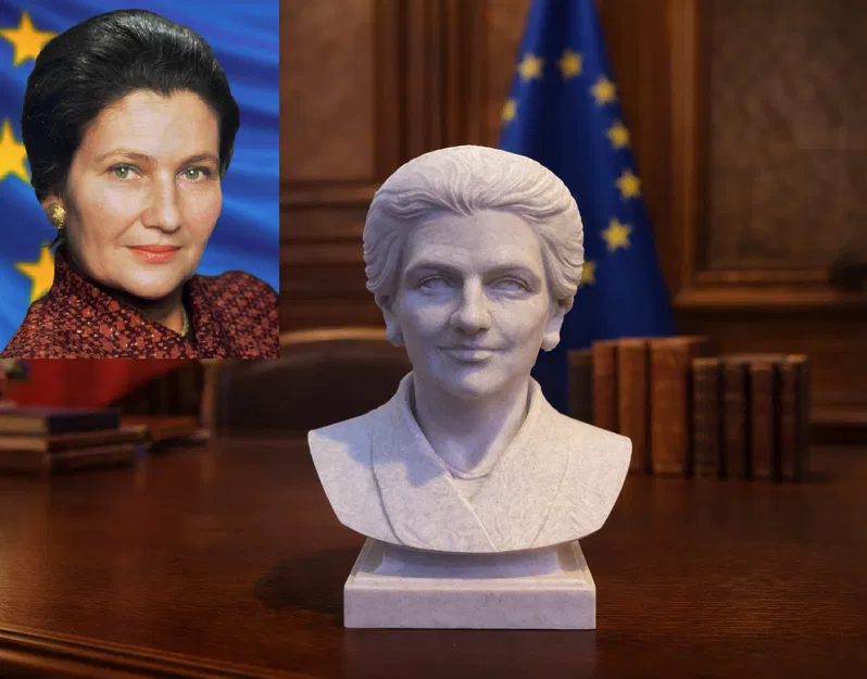 Tượng bán thân Simone (Annie Liline Jacob) Veil - Image 1