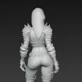 Mô hình tượng 3D nữ chiến binh mặc giáp quyến rũ (Figurine) - Thumbnail 3