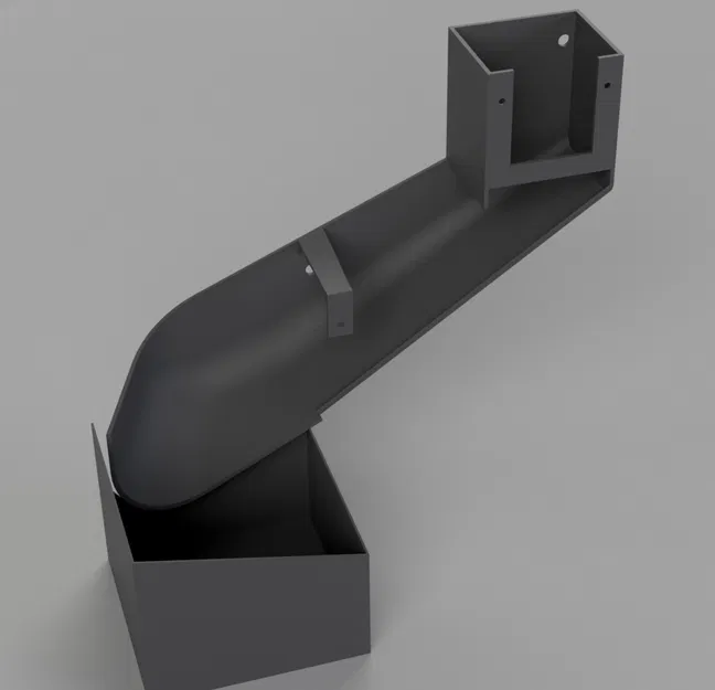 Máng trượt nhựa thừa Anycubic Kobra S1 gắn bên trái kèm thùng chứa - Image 1