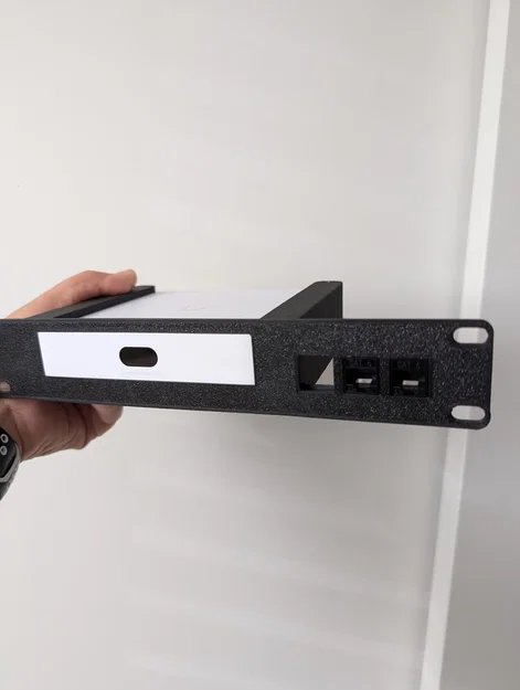 [RE-REMIX] Ngàm gắn Rack 10 inch cho UniFi UXG Max | UCG-Ultra | UCG-Max | 3 Keystones - Image 1