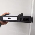 [RE-REMIX] Ngàm gắn Rack 10 inch cho UniFi UXG Max | UCG-Ultra | UCG-Max | 3 Keystones - Thumbnail 1