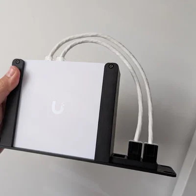 [RE-REMIX] Ngàm gắn Rack 10 inch cho UniFi UXG Max | UCG-Ultra | UCG-Max | 3 Keystones