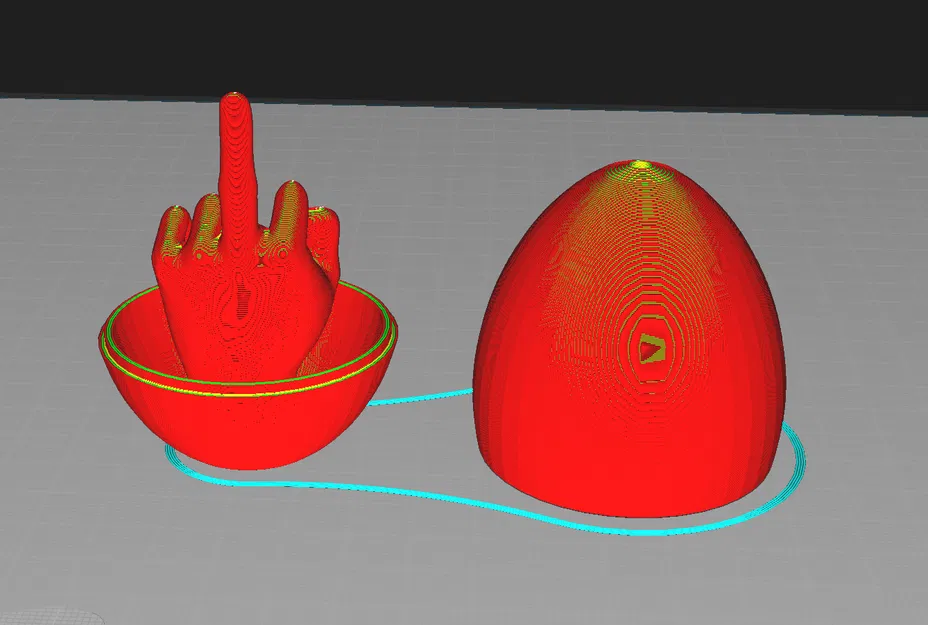 Trứng Phục Sinh Hình Ngón Tay Giữa - Image 1