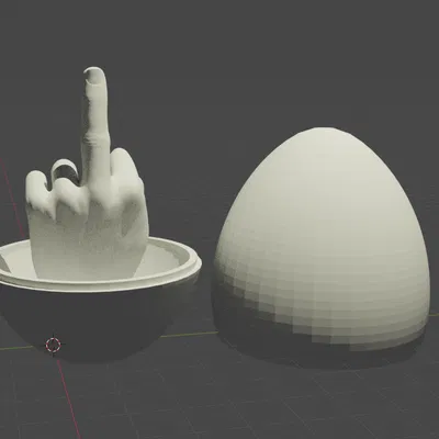 Trứng Phục Sinh Hình Ngón Tay Giữa