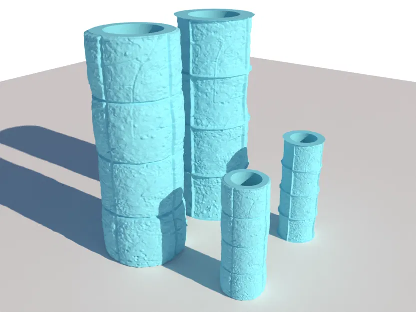 Con lăn tạo vân (Texture Roller) - Gạch hầm ngục (Tile A) - Gói miễn phí - Image 1