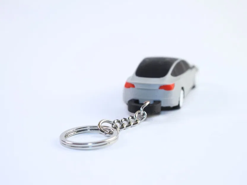 Mô hình móc khóa Tesla Model 3 (tỉ lệ 1:64) in 3D độc đáo - Image 3