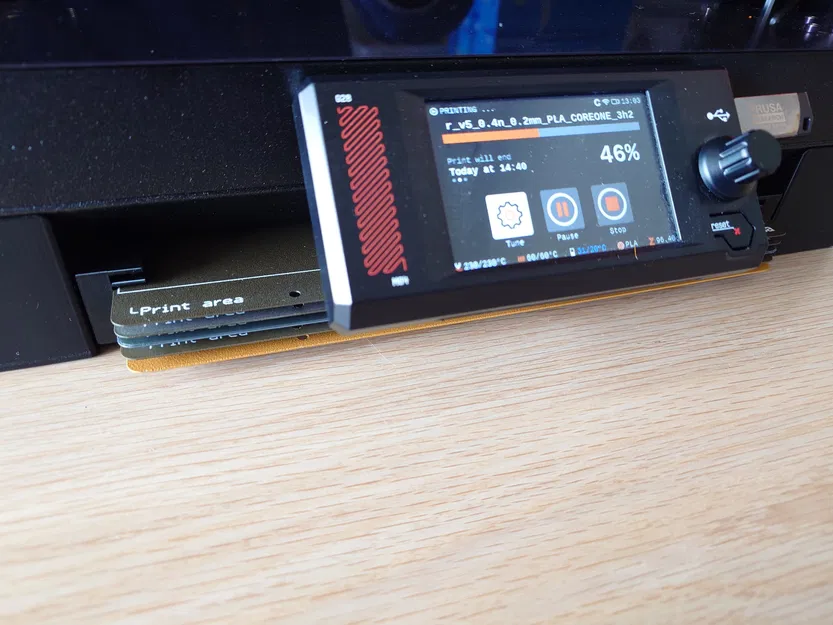 Cải tiến ngăn đựng tấm in phía dưới cho Prusa Core One - Image 1