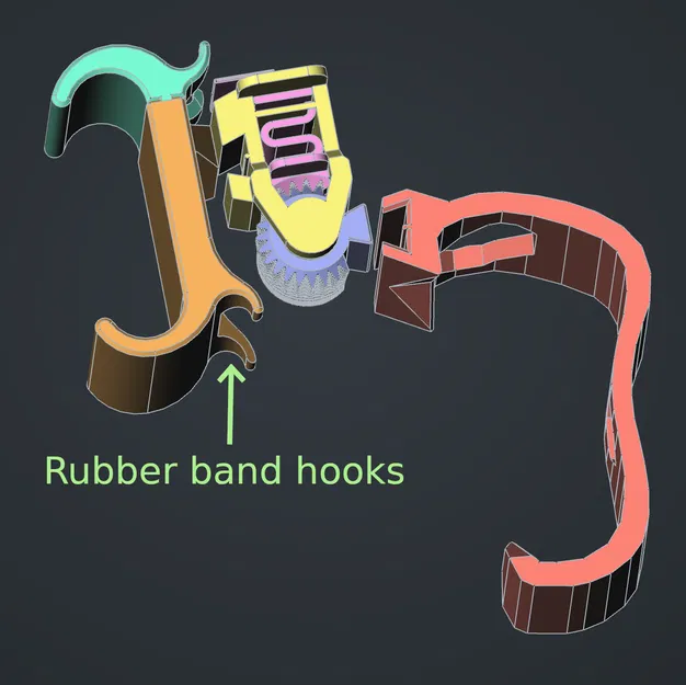 Giá đỡ điện thoại cho tay cầm chơi game có thể điều chỉnh góc (Over-engineered) - Image 2