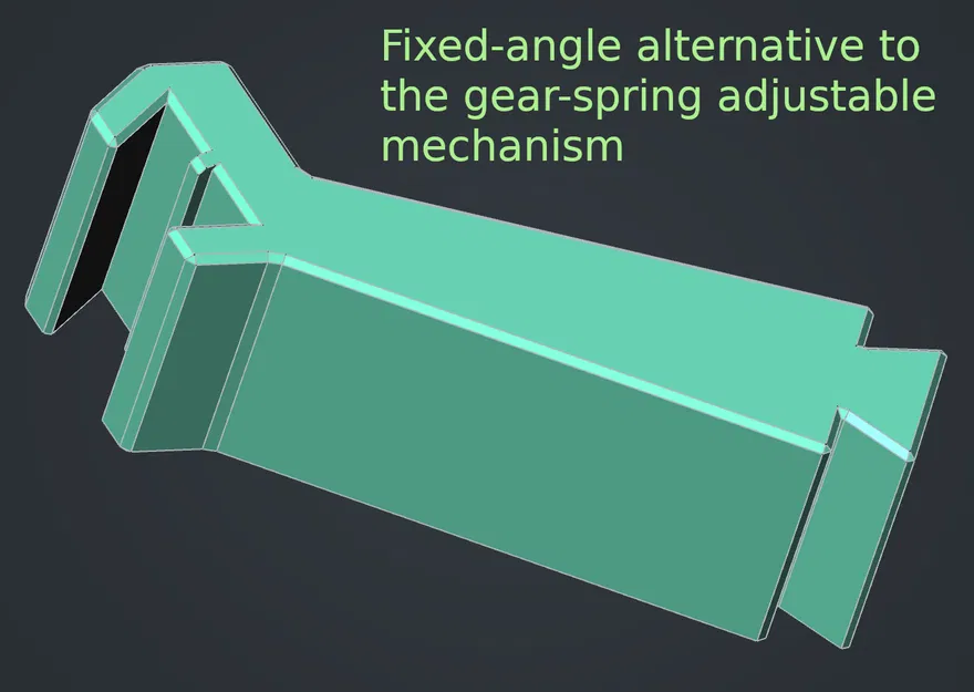 Giá đỡ điện thoại cho tay cầm chơi game có thể điều chỉnh góc (Over-engineered) - Image 7