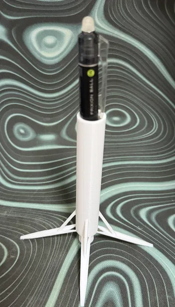 Ống cắm bút hình tên lửa độc đáo cho bàn làm việc - Image 1