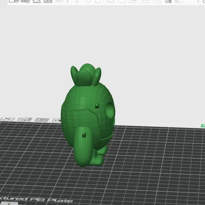 Spike từ Brawl Stars - Tượng Chibi (Fan Art) - Mô hình in 3D có thể tô màu