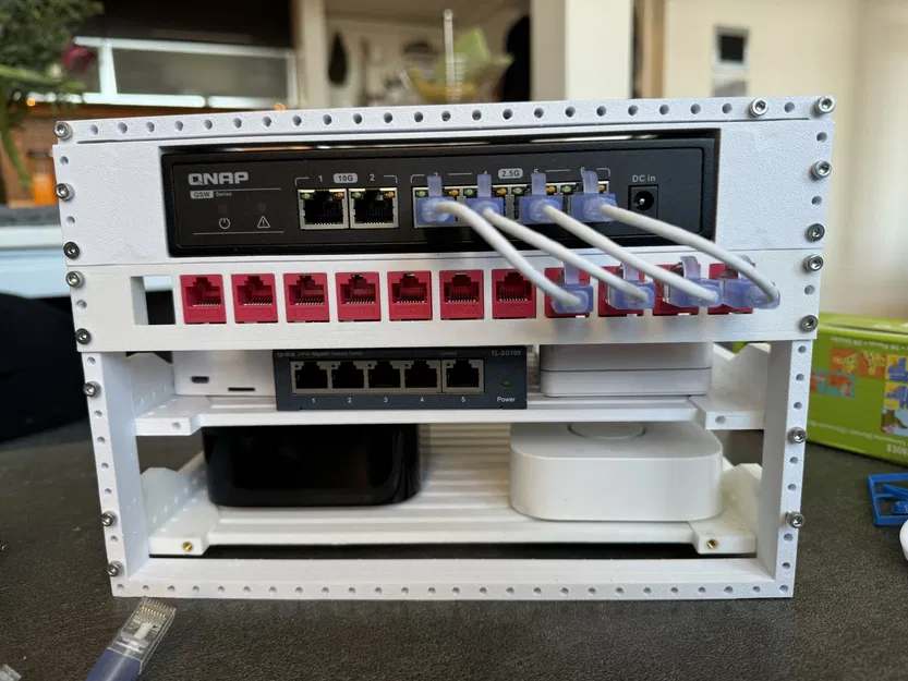 Mini Homelab Media Rack - Kệ đựng thiết bị mạng nhỏ gọn - Image 1