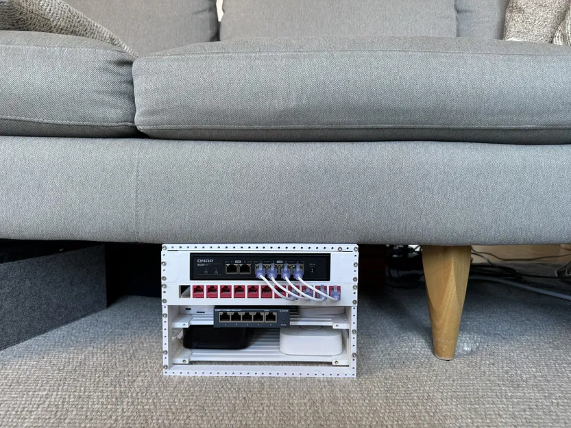 Mini Homelab Media Rack - Kệ đựng thiết bị mạng nhỏ gọn - Image 2