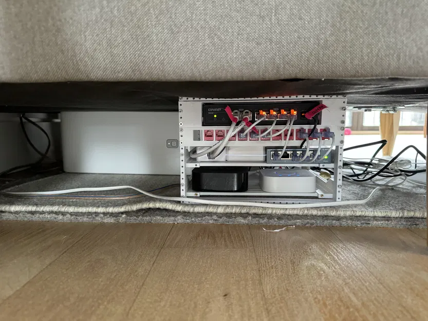 Mini Homelab Media Rack - Kệ đựng thiết bị mạng nhỏ gọn - Image 3