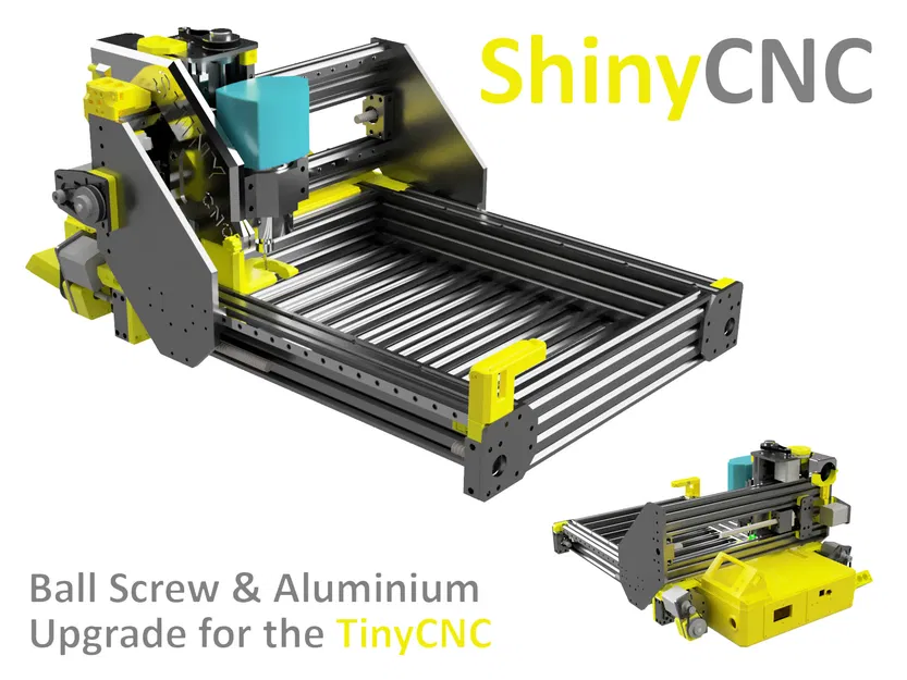 ShinyCNC - Nâng cấp Ball Screw & Nhôm cho TinyCNC - Image 1