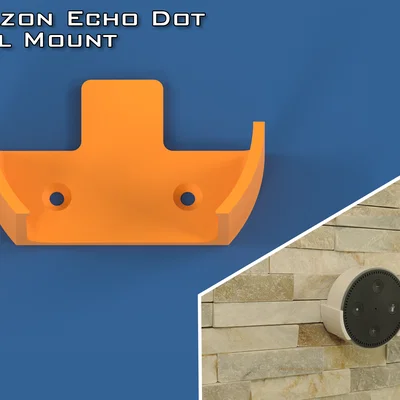 Giá treo tường 3D tiện lợi cho Amazon Echo Dot thế hệ 1 & 2