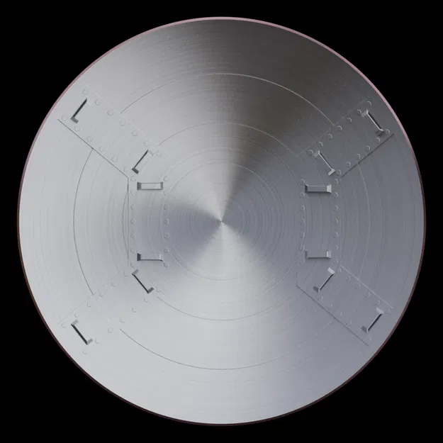 Mô hình khiên Captain America 3D - Thiết kế chuẩn phim cho Cosplay - Image 3