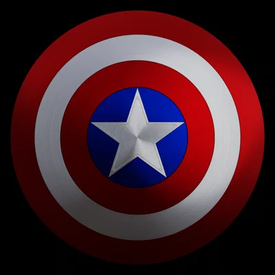 Mô hình khiên Captain America 3D - Thiết kế chuẩn phim cho… 5