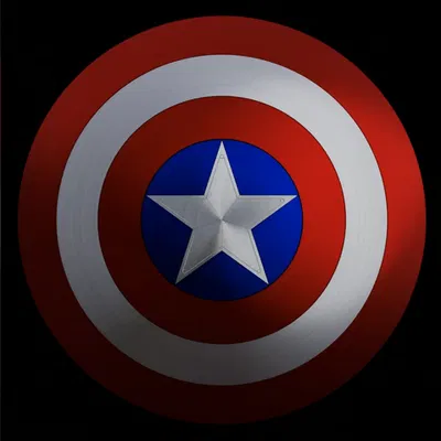 Khiên Captain America in 3D chia mảnh cho máy in 300mm