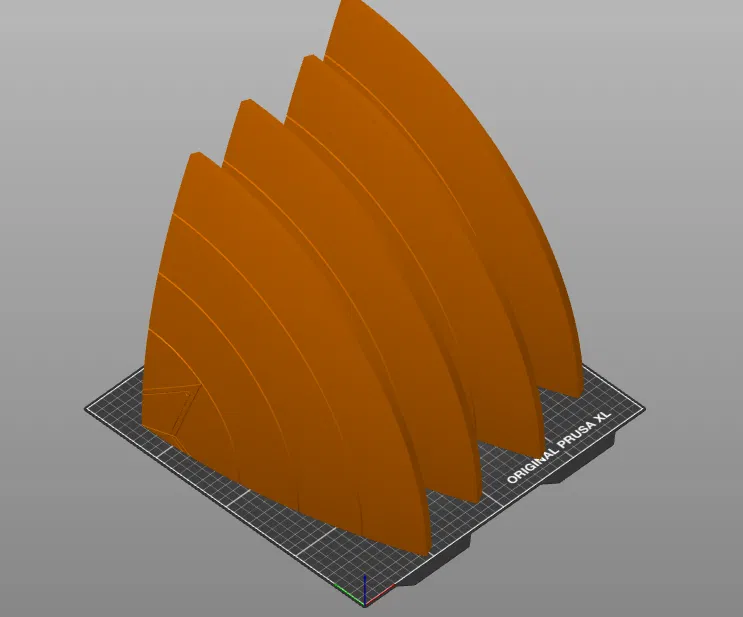 Khiên Captain America in 3D chia mảnh cho máy in 300mm - Image 2