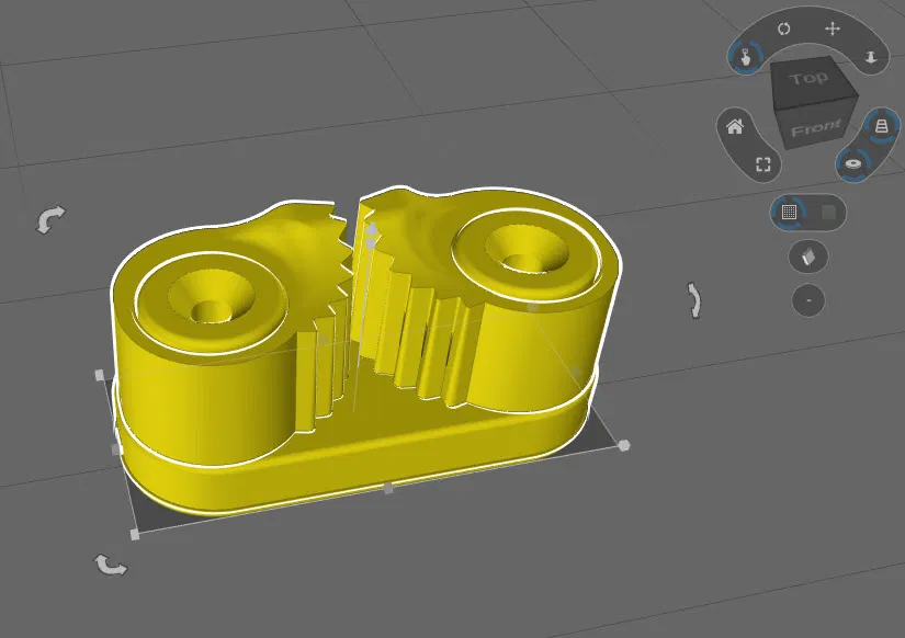 Kẹp cố định dây thừng đa năng (Pull-Through Rope Cleat) in 3D - Image 1