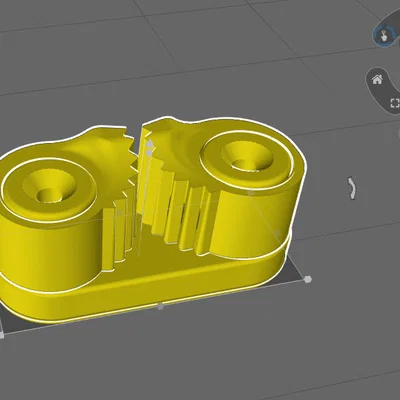 Kẹp cố định dây thừng đa năng (Pull-Through Rope Cleat) in 3D
