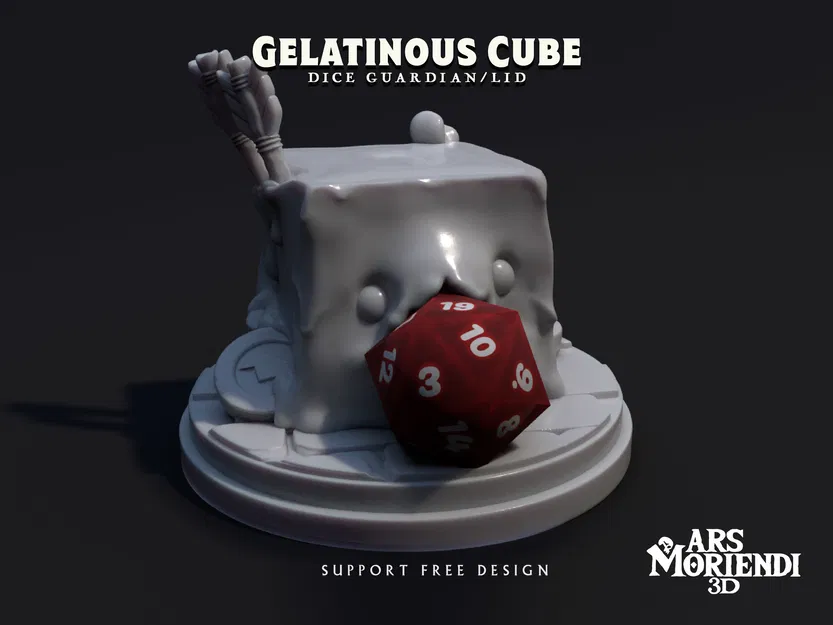 Gelatinous Cube - Vệ binh bảo vệ xúc xắc độc đáo - Image 1