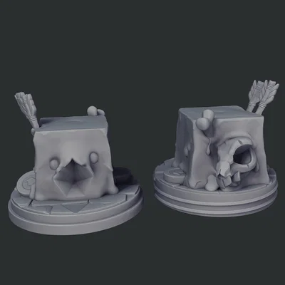 Gelatinous Cube - Vệ binh bảo vệ xúc xắc độc đáo