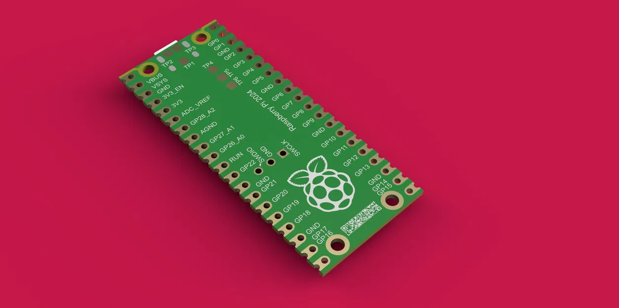 Mô hình tham chiếu CAD cho Raspberry Pi Pico 2W - Image 2