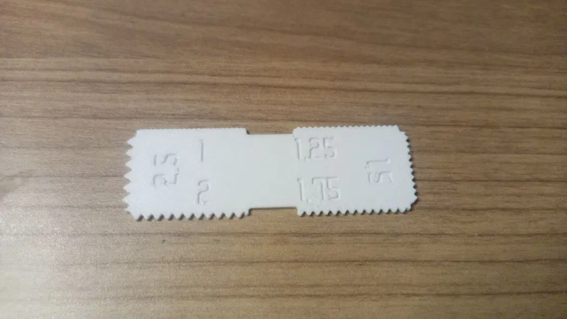 Dưỡng đo bước ren hệ mét thông dụng từ 1 đến 2.5 - Image 1