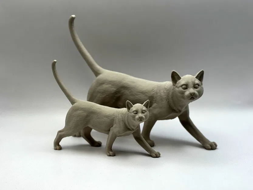Mô hình Mèo con Chân thực (Realistic Cat / Kitten) - Image 1