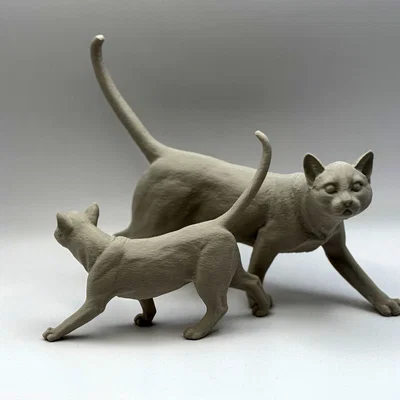 Mô hình Mèo con Chân thực (Realistic Cat / Kitten)