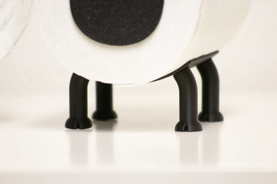 Giá đỡ giấy vệ sinh hình chú cừu 3D - Klopapier Schaf đáng yêu - Image 3