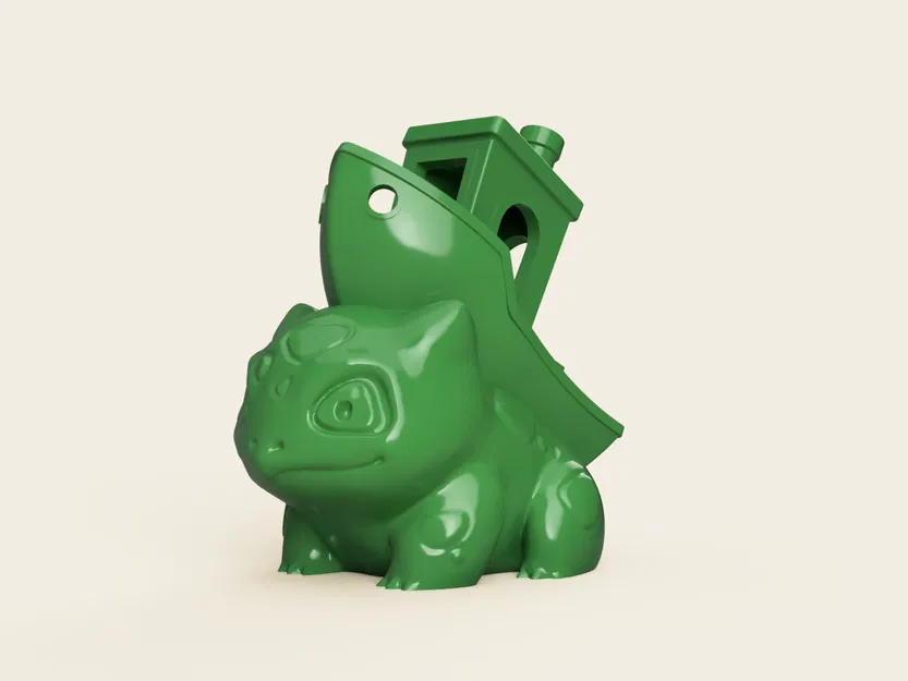 Mô hình 3D Bulbabenchy - Sự kết hợp độc đáo giữa Bulbasaur và Benchy - Image 1