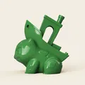 Mô hình 3D Bulbabenchy - Sự kết hợp độc đáo giữa Bulbasaur và Benchy - Thumbnail 3