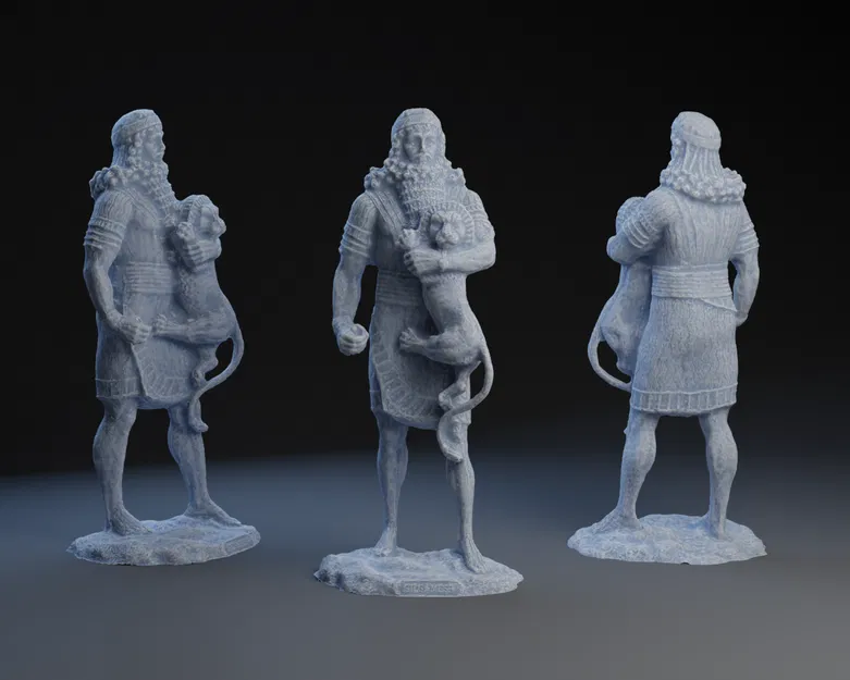 Mô hình 3D Gilgamesh - Vị vua huyền thoại vùng Lưỡng Hà - Image 1