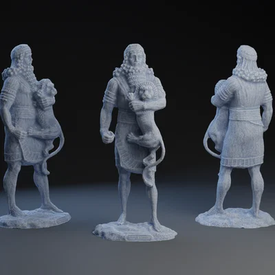 Mô hình 3D Gilgamesh - Vị vua huyền thoại vùng Lưỡng Hà