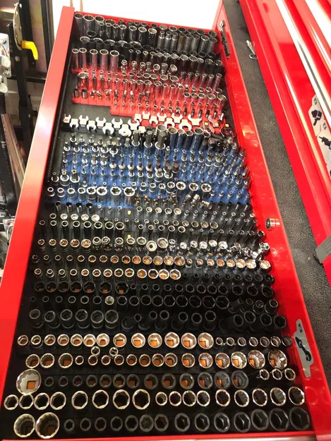 Bộ giá giữ đầu tuýp (Socket Holders) kích thước 1/4, 3/8, 1/2 - Image 6