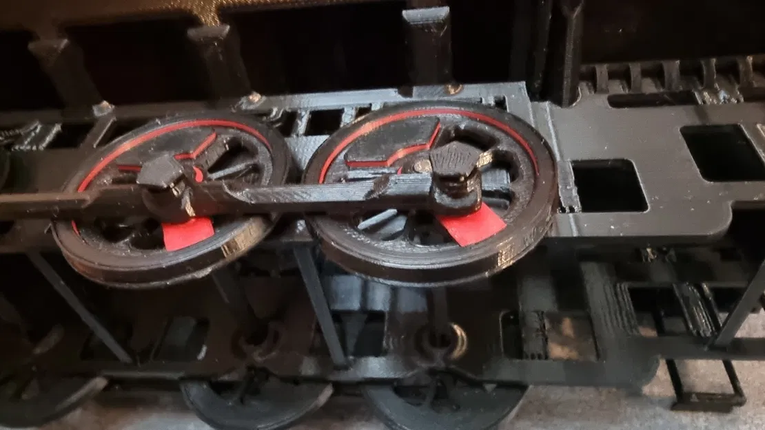 Mô hình đầu tàu xe lửa hơi nước 1913s cổ điển (In 3D) - Image 3