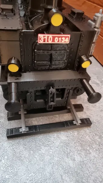 Mô hình đầu tàu xe lửa hơi nước 1913s cổ điển (In 3D) - Image 4