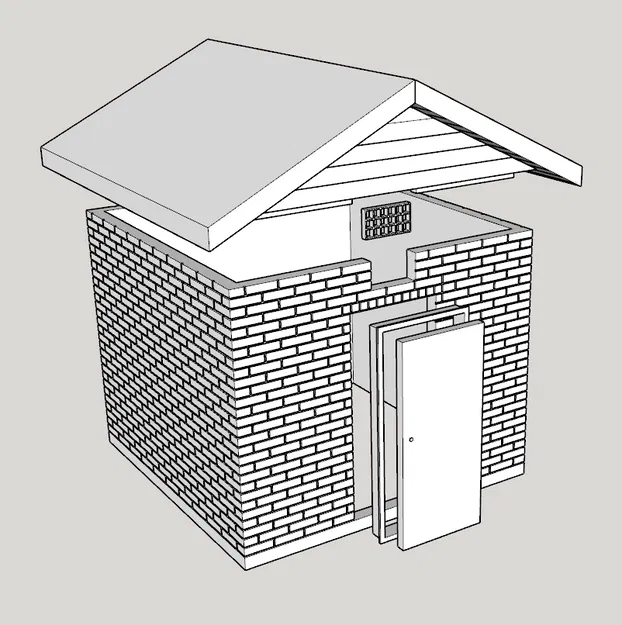 Nhà máy bơm gạch cho mô hình đường ray xe lửa sân vườn - tỉ lệ 1:29 - Image 3