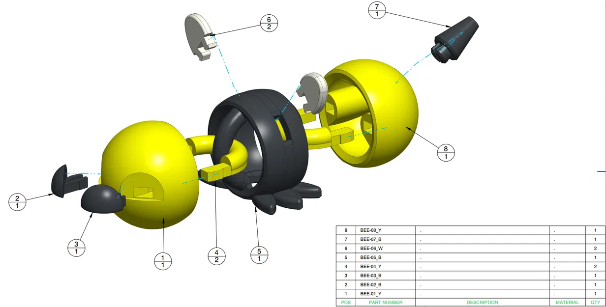 Chú ong cử động dễ thương - Không cần MMU, không cần AMS - Image 5