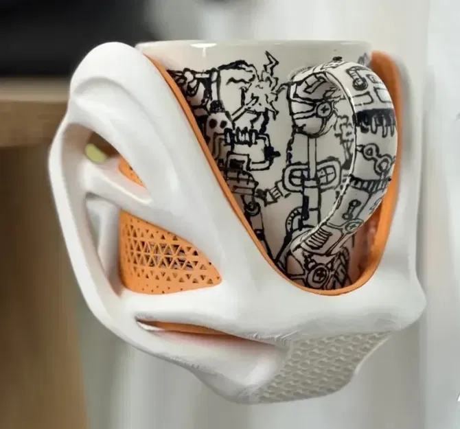 Giá đỡ ly để bàn (Cup Holder desk mount) - Image 1