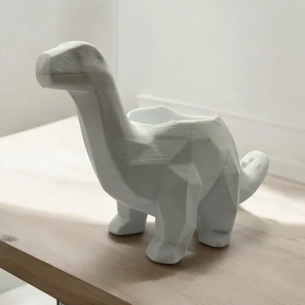 Chậu Cây Khủng Long Dễ Thương – Bình Hoa & Chậu Trồng Cây Độc Đáo - Image 3