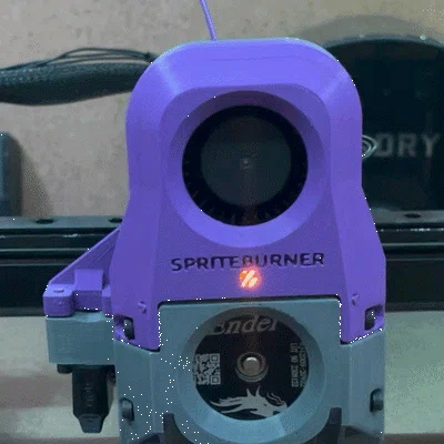 Bộ làm mát Spriteburner V6 cho đầu in Creality Sprite (5015 Fan)